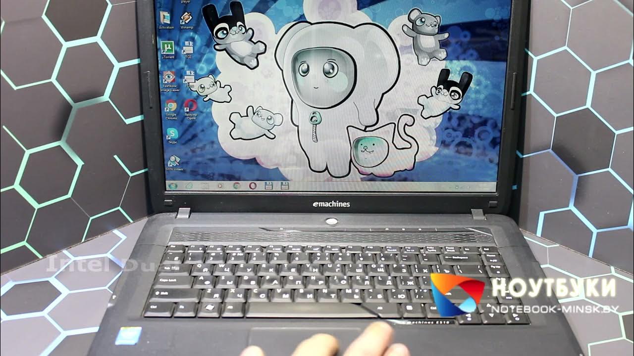 Дешевый ноутбук ACER EMACHINES E510 для работы и учебы в Минске - YouTube