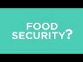 What is food security?