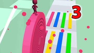 Layers Roll - Level 14-18  - Gameplay Walkthrough - All Level (iOS, Android)