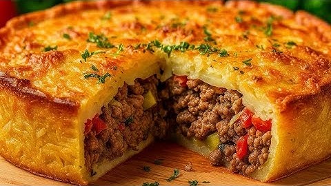🍴 Einfach Eier und Kartoffeln vermischen! Es ist himmlisch lecker! | Gemüse und Hackfleisch