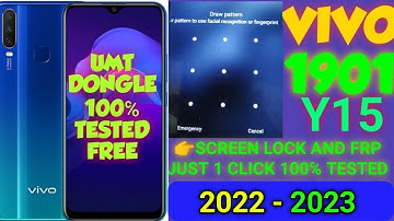 vivo 1901 pattern unlock umt | New Security Pin Password Frp | vivo y15 pattern unlock umt