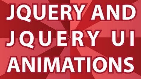 JQuery Video Tutorial Pt 5