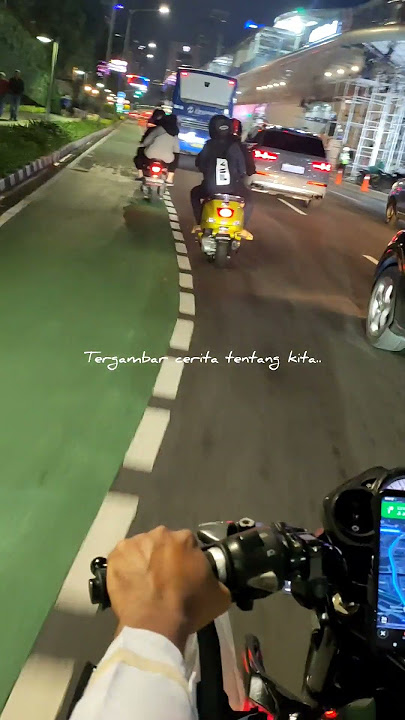 Jalan pakai motor dimalam hari#Shorts