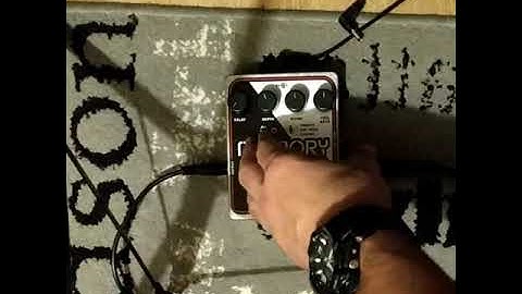 EHX Memory Boy weird modulation sound