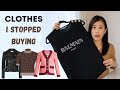 Clothes I Stopped Buying| luxury minimalist collection wardrobe designer brands shopping not worth