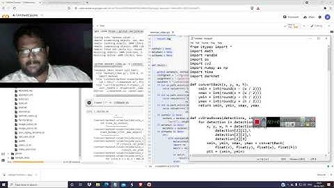 do object detection on video using on colab gpu for free in darknet yolo v3 yolo v4 weights file