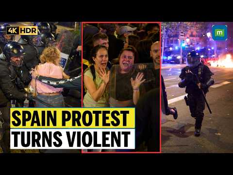 BARCELONA ERUPTS: Housing Protests Turn Violent As Sanchez Calls Snap Election | Breaking | N18G