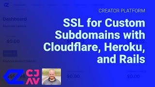 SSL for Custom Subdomains with Cloudflare, Heroku, and Rails - CreatorPlatform.xyz - Part 24