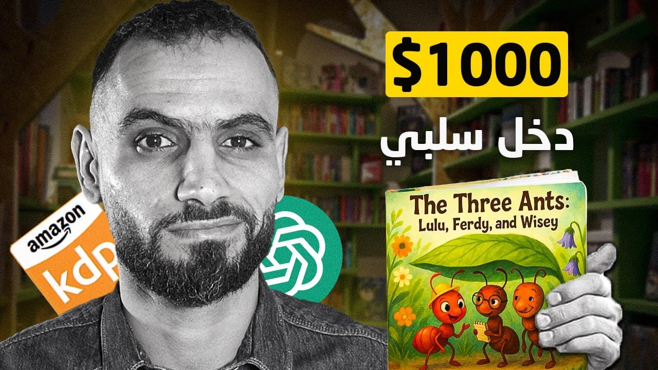 حقق دخل سلبي 1000 دولار بتصميم كتب الأطفال بإستخدام الذكاء الإصطناعي