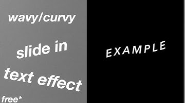 curves/wavy slide in text effect on video star|kcvsp (video star)