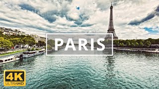 Paris, France 🇫🇷 | 4K Drone Footage (With Subtitles)