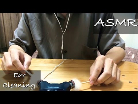 【ASMR】梵天耳かきで耳かきする音 Ear cleaning 귀이개