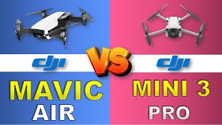 DJI MAVIC AIR VS DJI MINI 3 PRO