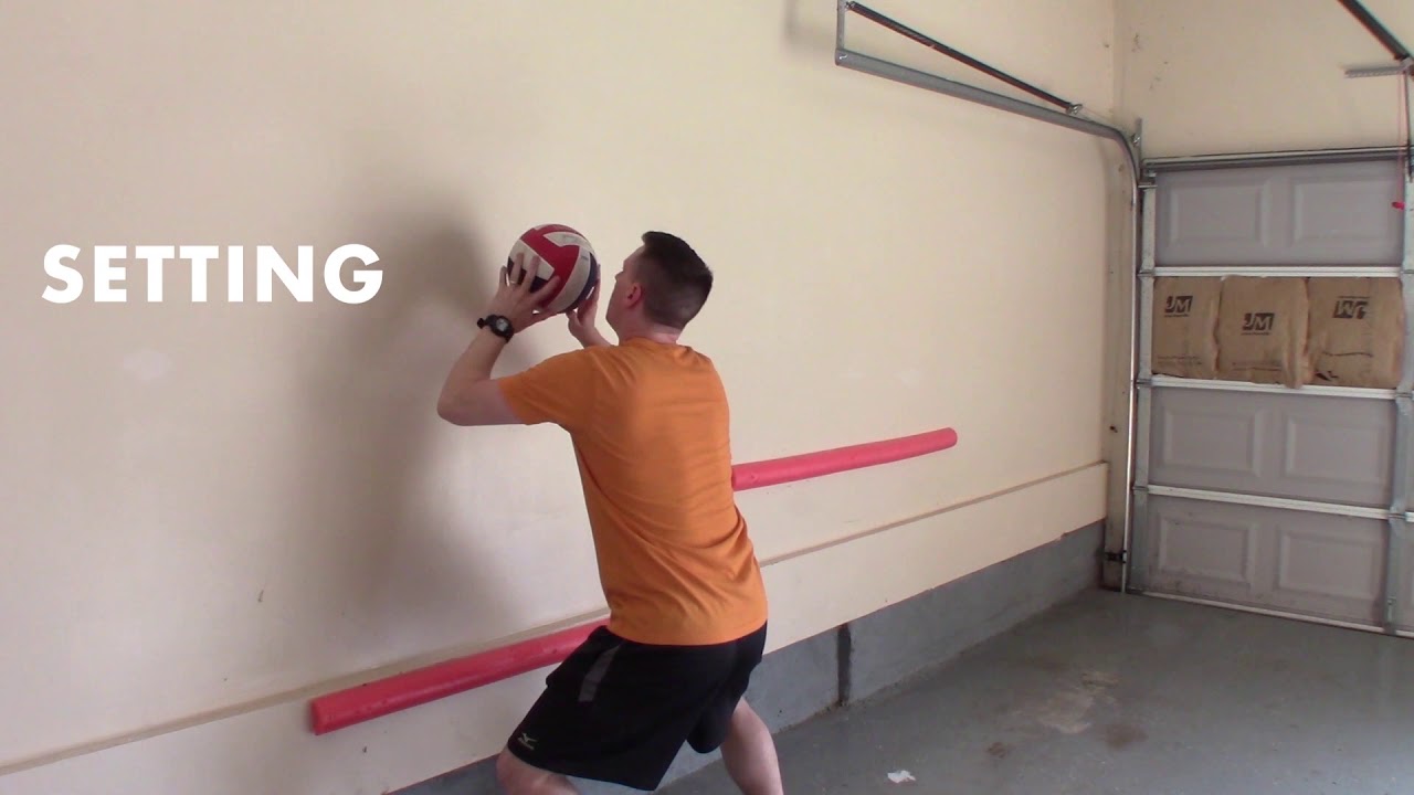 At Home Volleyball Drills (Setting, Hitting, Passing, Blocking) YouTube