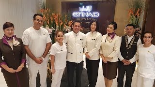 Etihad Airways New First Class Lounge Abu Dhabi Review