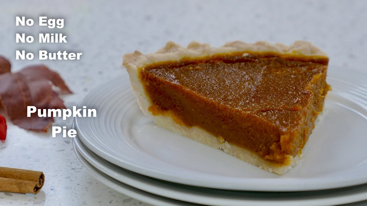 Vegan Pumpkin Pie with No-Roll Press-In Crust — Easy, Creamy, No Eggs