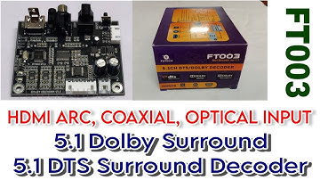 #Dolby / #DTS Decoder/ #Futech 003/ Unboxing and Testing/ working good Quality...
