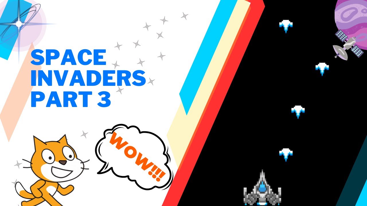 Space Invaders Part 3 | Scratch Tutorial | - YouTube
