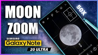 samsung galaxy note 20 ultra - moon zoom test