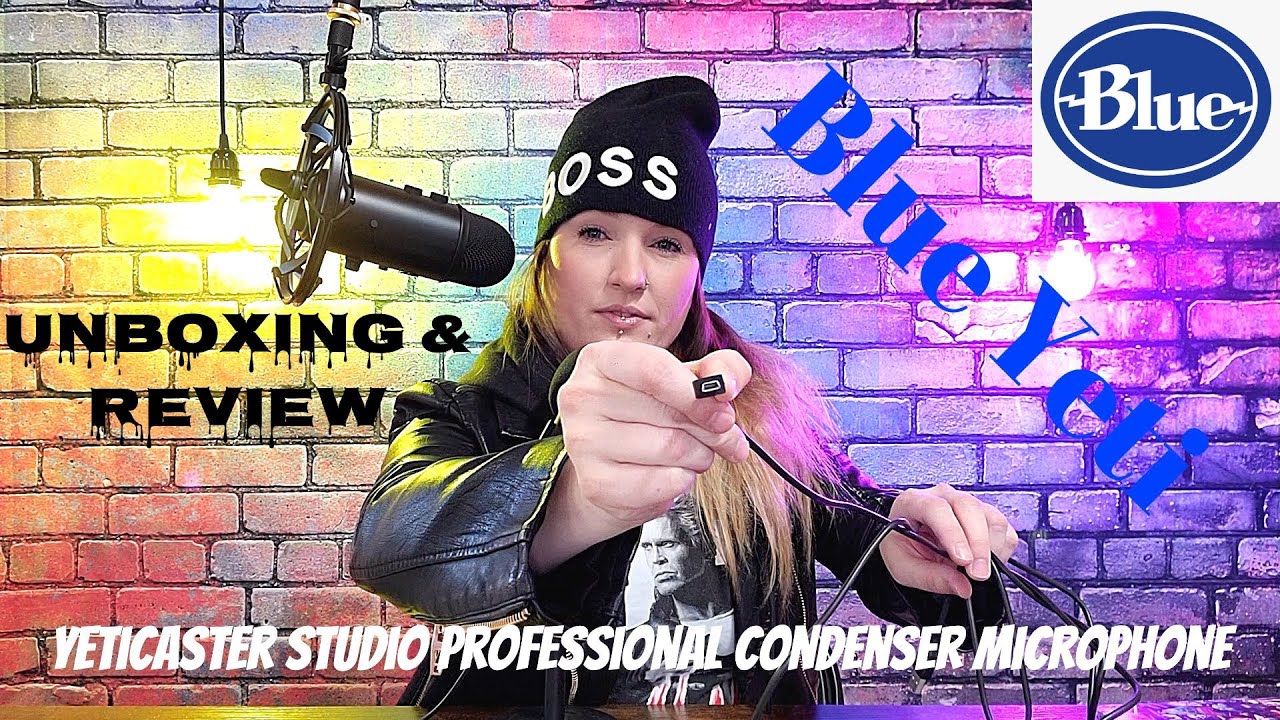 Blue Yeti Yeticaster Studio Pro Condenser Microphone Unboxing