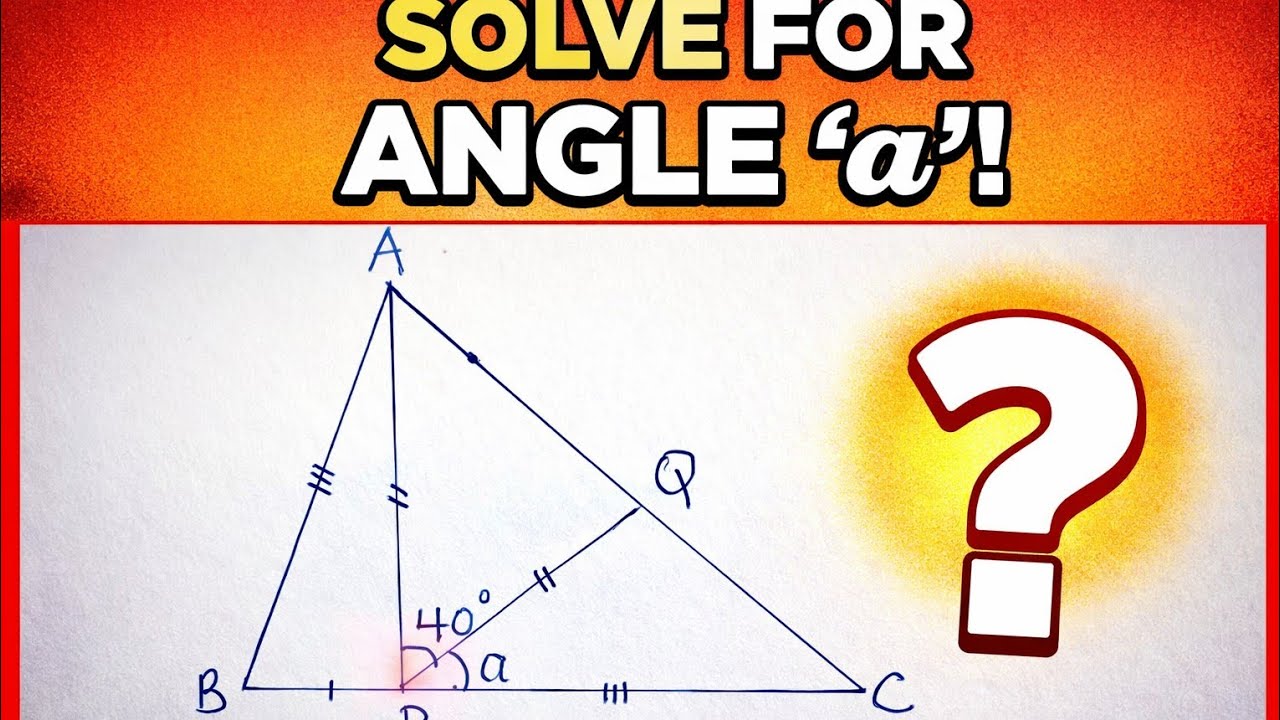Nice Geometry Problem | For the Math Gurus 