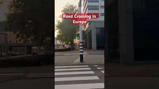 How to cross road in Amsterdam?  #amsterdam #europe #travel #amsterdamvibes #amsterdamholidays