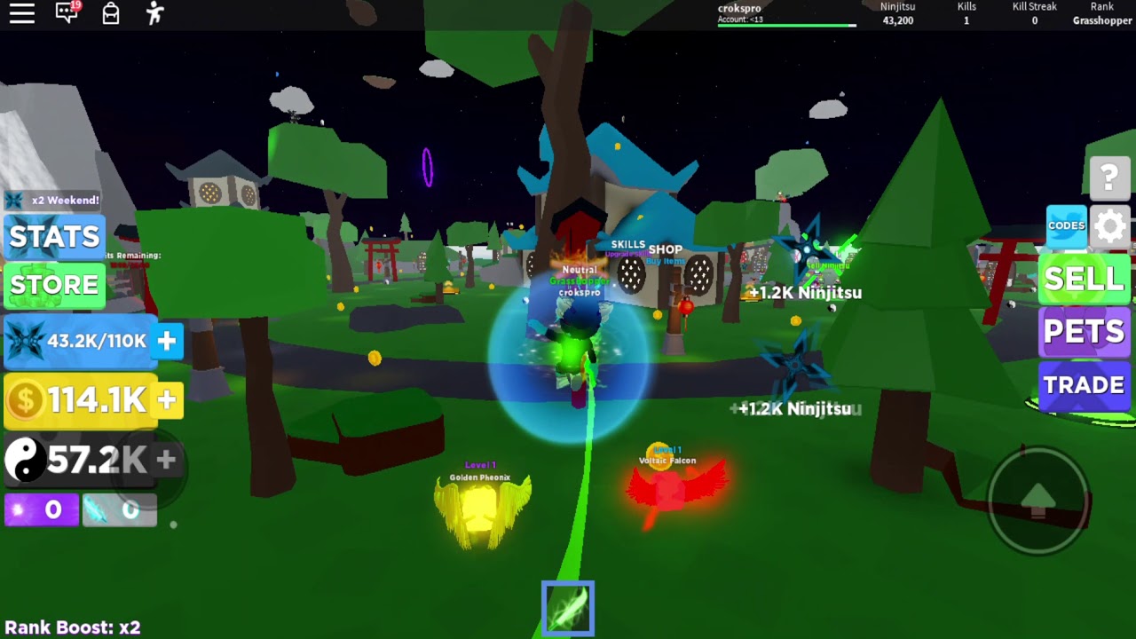 Ranking up! (Roblox Ninja Legends)