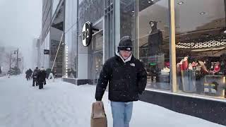 Montreal (CANADA) Severe Snowstorm -Winter Storm February 2025