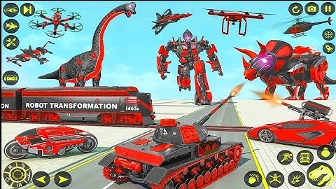 Fighting VehicleTransformation  ! Dino Robot Car Game 2024 - Android Gameplay episode-03