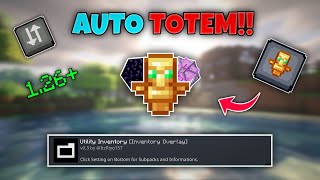 This AUTO TOTEM Texture Pack Works on Servers?! 😳 (MCPE 1.26+) screenshot 1