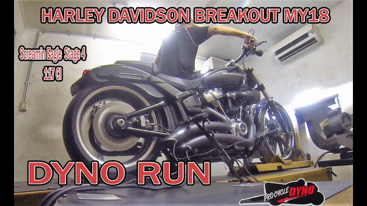 Harley Davidson Breakout Stage 4 117 CI Dyno Run