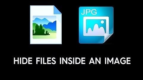 How to hide files inside images in Linux