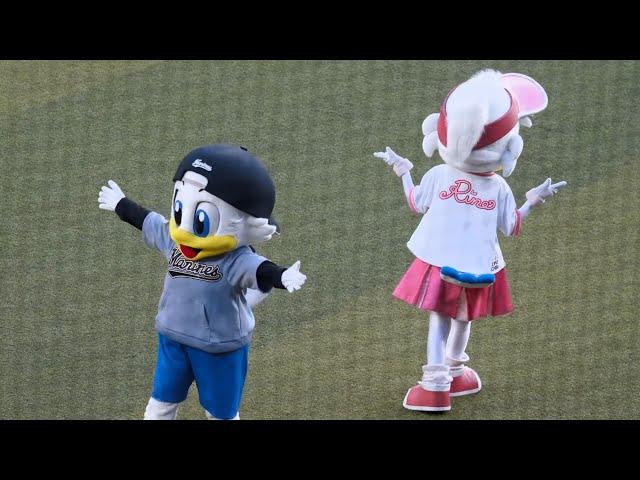 動きが超かわいい リーンちゃん ズーちゃん「We Love Marines」 - YouTube