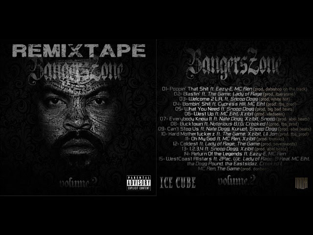 ICE CUBE - Bangers Zone vol.2 (THE REMIXTAPE) 2023 class=