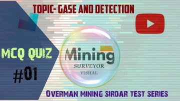 Topic- gase and detection AUDIO book|| Overman mining sirdar test series|| Quiz question and answer