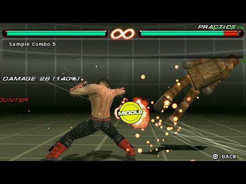 Tekken 6 ppsspp Lars sample combo on Pc W ZONE