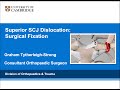 Superior SCJ Dislocation: Surgical Fixation