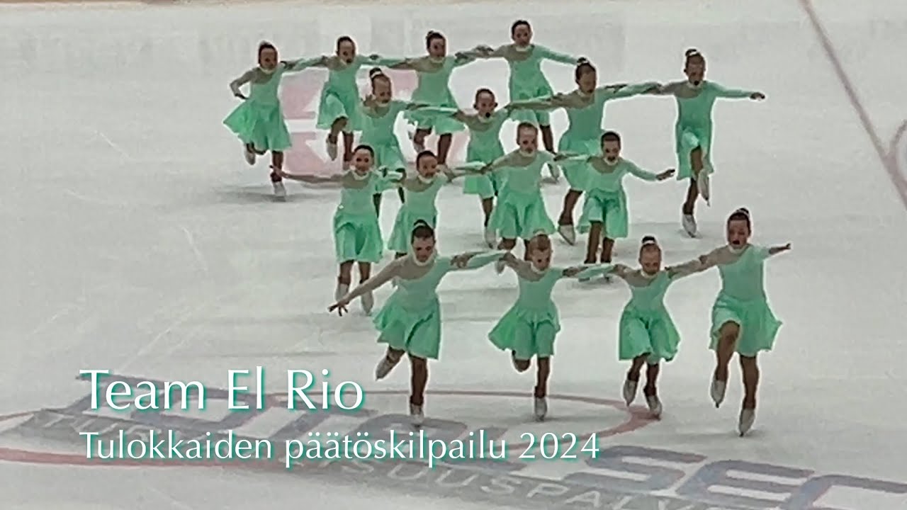 Team El Rio - Tulokkaiden päätöskilpailu 2024 - Muodostelmaluistelu