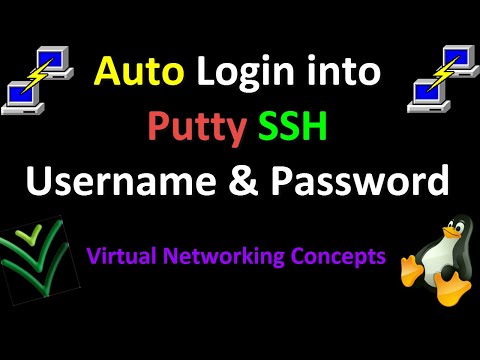 How to Auto Login into Putty with Saved SSH Username and Password