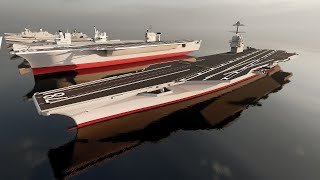 The World's Top10 Biggest Aircraft Carriers (3D)