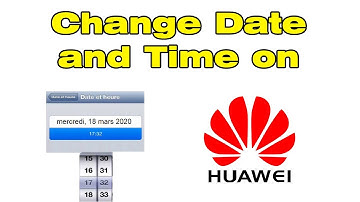 How to change date and time on Huawei Phone