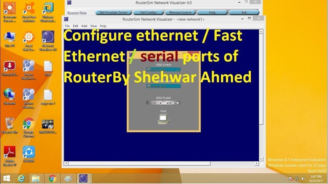 configure ethernet and serial ports of router By shehwar Ahmed - YouTube