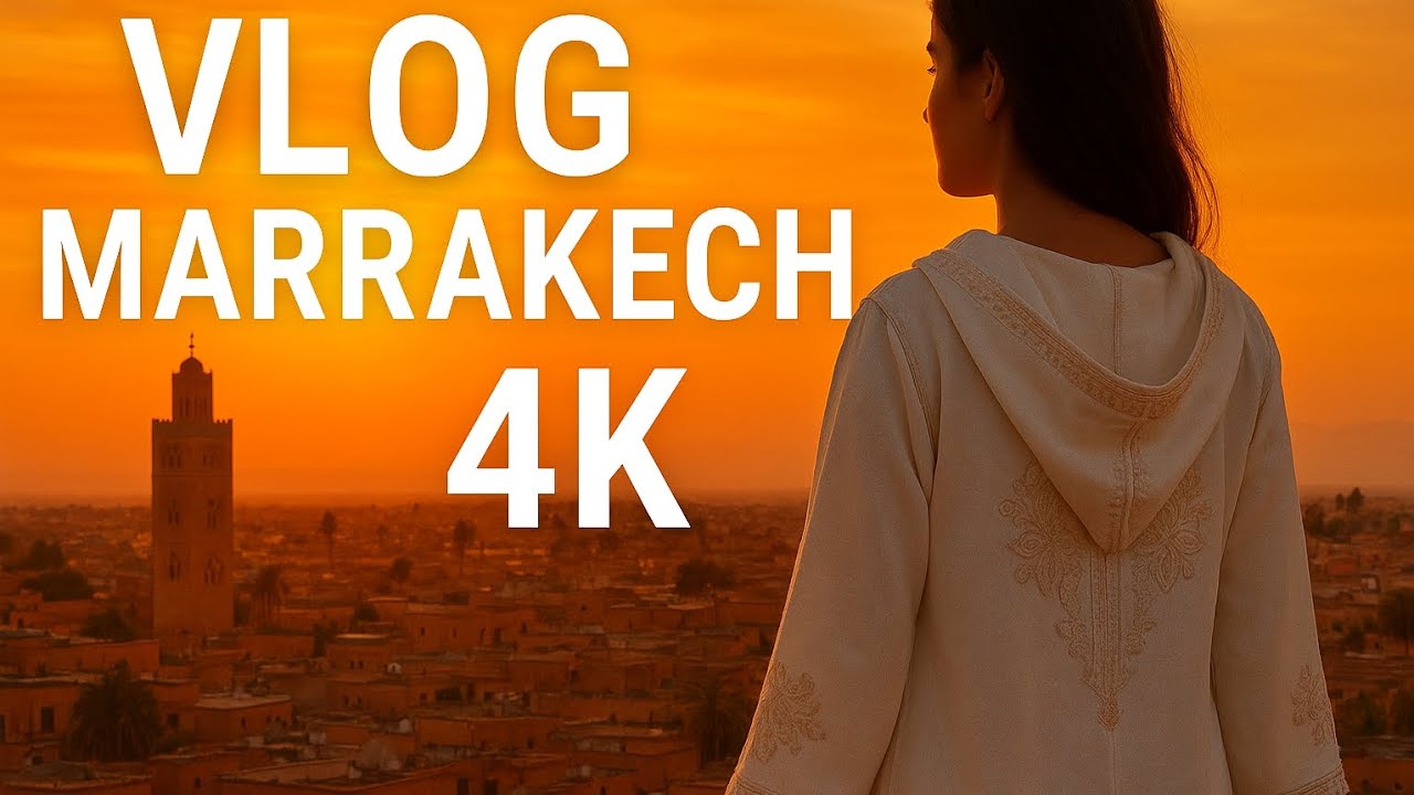 سحر المدينة الحمراء لا يوصف✨️ 🎥 Marrakech Vlog 4K  #Marrakech #VisitMorocco #Vlog4K #TravelVlog
