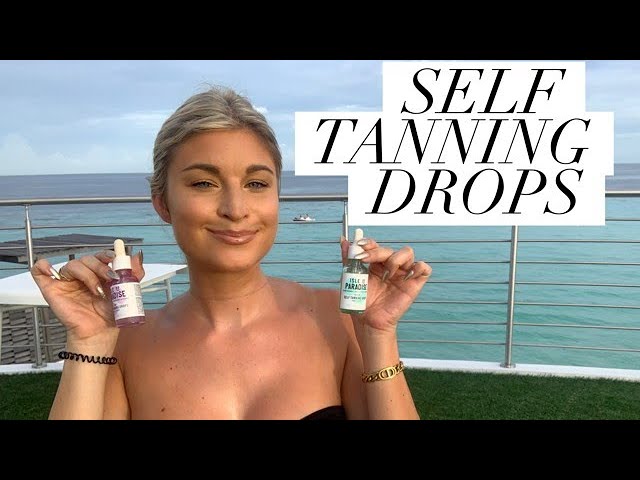 ISLE OF PARADISE: How to apply tanning drops/product review 