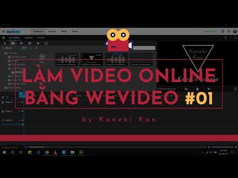 Hướng dẫn làm video online bằng WeVideo #01 - Các thao tác kéo thả cơ bản