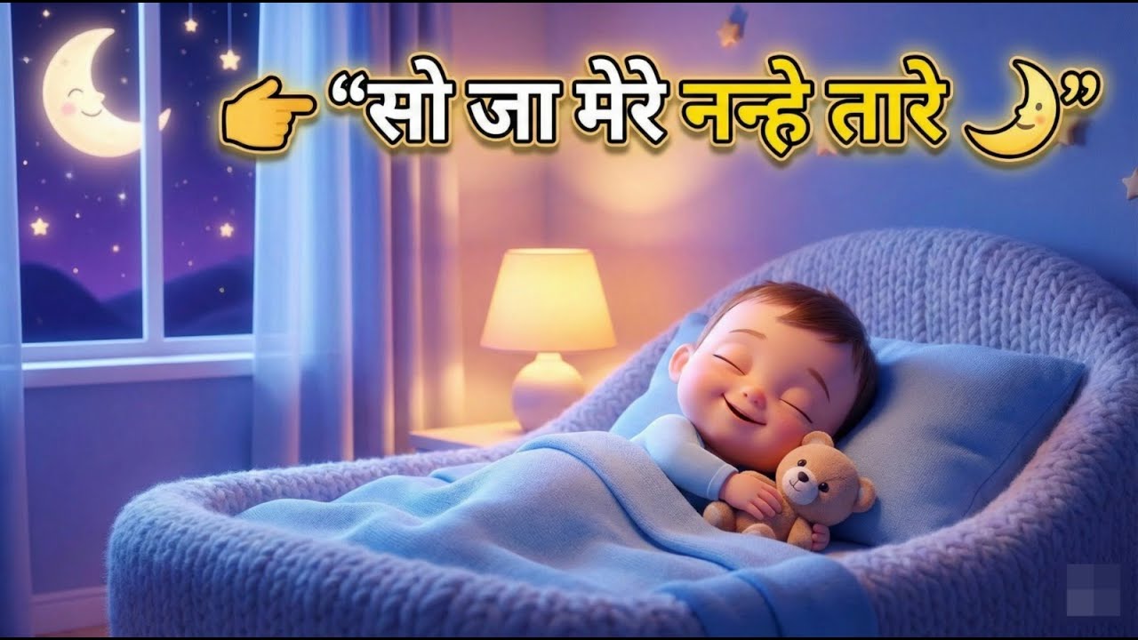 सो जा मेरे नन्हे तारे 🌙 | Hindi 