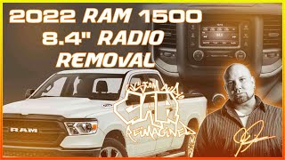 2022 Ram 8.4" Uconnect Radio Removal in under 1 minute screenshot 4