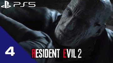 Resident Evil 2 Remake PS5 Gameplay Walkthrough Part 4 (1st Run Leon A) - No Commentary