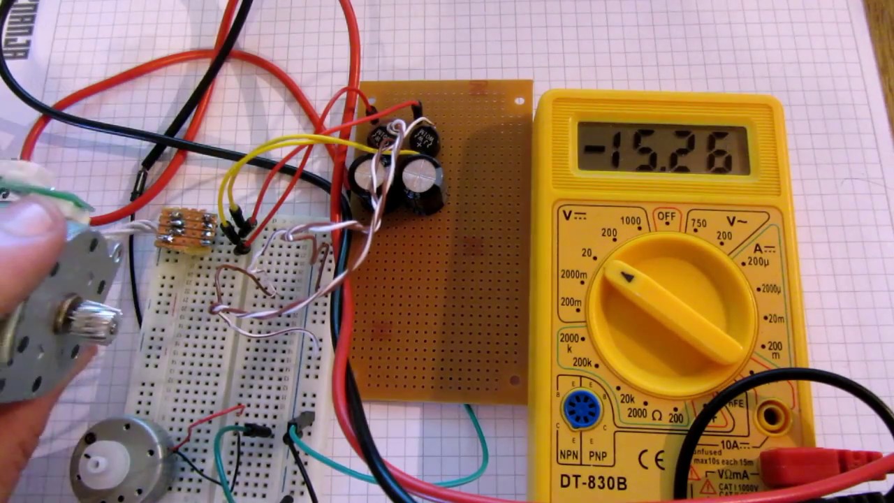 Stepper motor as generator YouTube