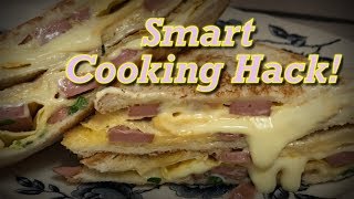 Sausage Egg & Cheese Sandwich Cooking Hack / Breakfast made easy